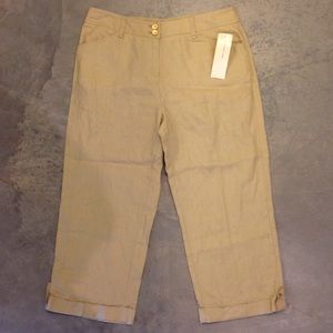 Jones New York Sport Linen Capris